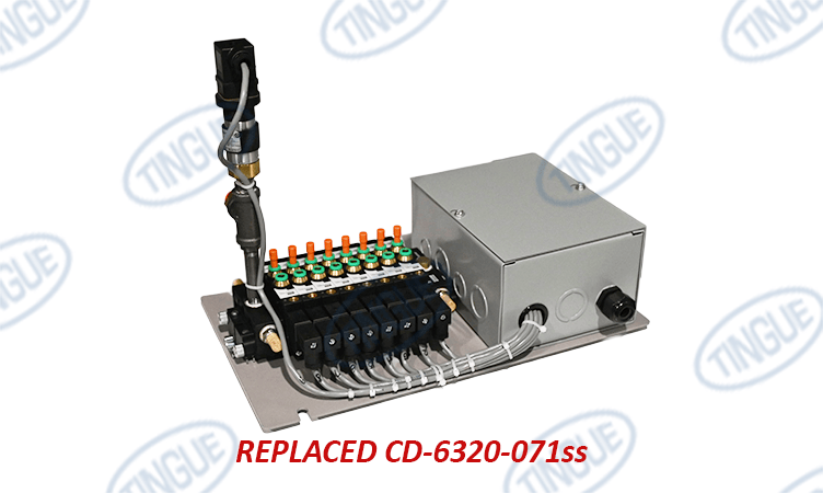shop.tingue.com T-12 CD-9000-619  -  LIFTING CYLINDER & CATCHING PNEUMATIC ASSEMBLY REPLACED CD-6320-071