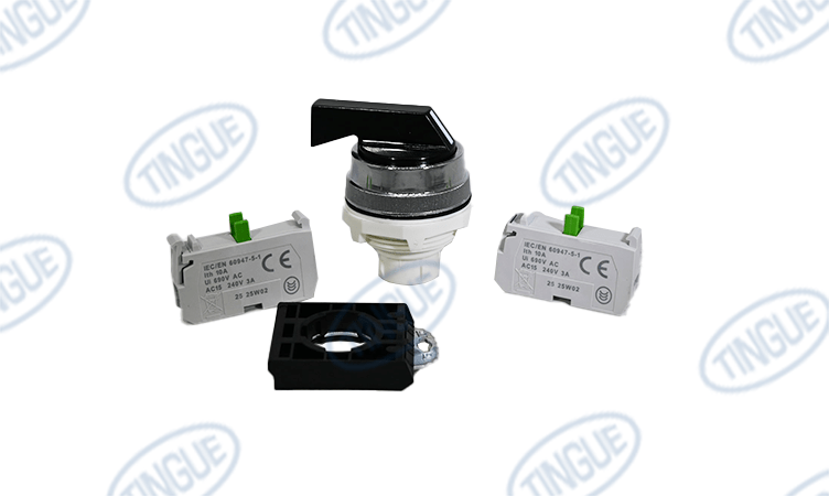 American Laundry Machinery T-1 SWITCH, SELECTOR, CHROME