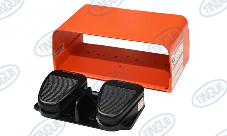 shop.tingue.com T-12 ET-ELM-TWIN-632-SA -TWIN FOOT PEDAL WITH GUARD