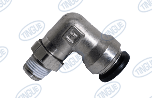shop.tingue.com T-11 1/8 NPT X 3/8 TUBE MALE SWIVEL ELBOW