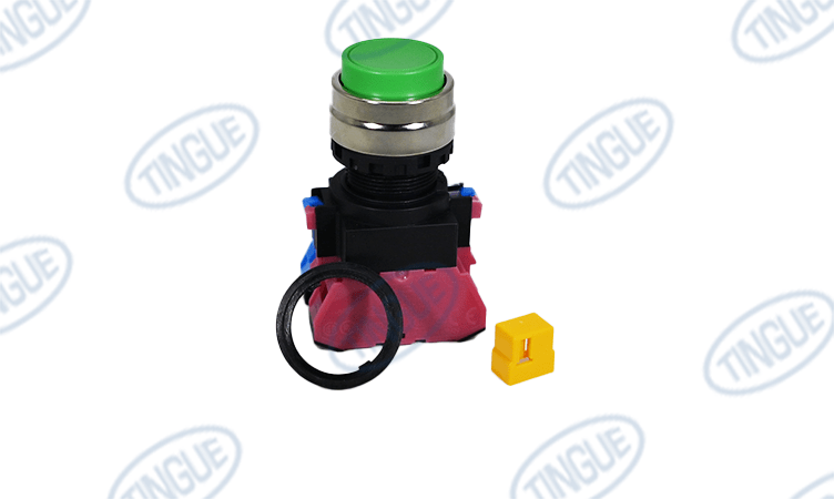 shop.tingue.com T-11 PUSH BTN MOMET,RND GRN,1NO,1NC