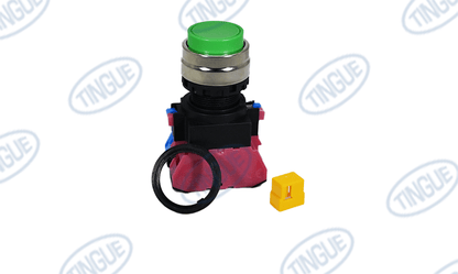 shop.tingue.com T-11 PUSH BTN MOMET,RND GRN,1NO,1NC