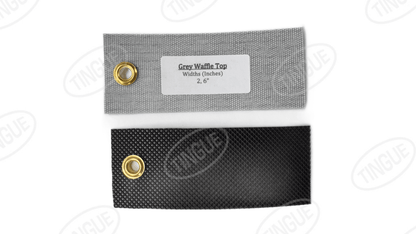 1054-GWT600-CUT - GRAY WAFFLE TOP BELT C/L - 6" WIDE CUT BELT X CUSTOM LENGTH