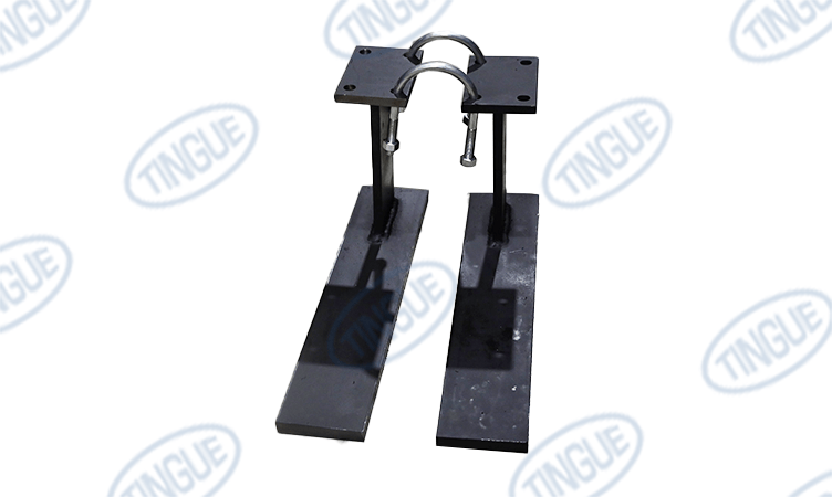 shop.tingue.com T-7 IR-TM0002  -  8 ROLL TRAP MANIFOLD STANDS **SET = 2 STANDS,(1) 7.5 TALL,(1) 7.25 TALL