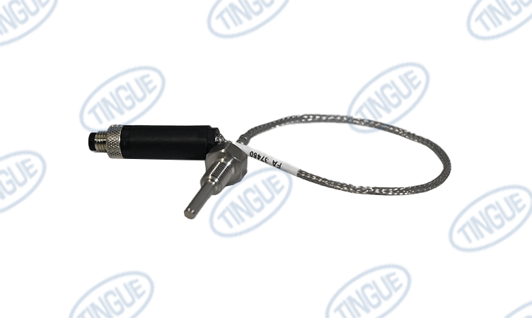 shop.tingue.com T-11 SENSOR, PT100,L=30MM,M8 4 POLE MALE CONN. W/WASHER