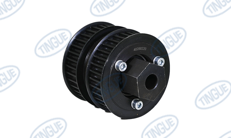 PULLEY, DOUBLE BELT, COMPLETE