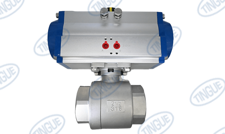 shop.tingue.com T-11 BALL VALVE , PNEUMATIC 2 1/2" " 316 SS