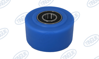 shop.tingue.com T-11 CASTER, THRUST, 3", W/3/4" BALL BEARING (BLUE WHEEL)