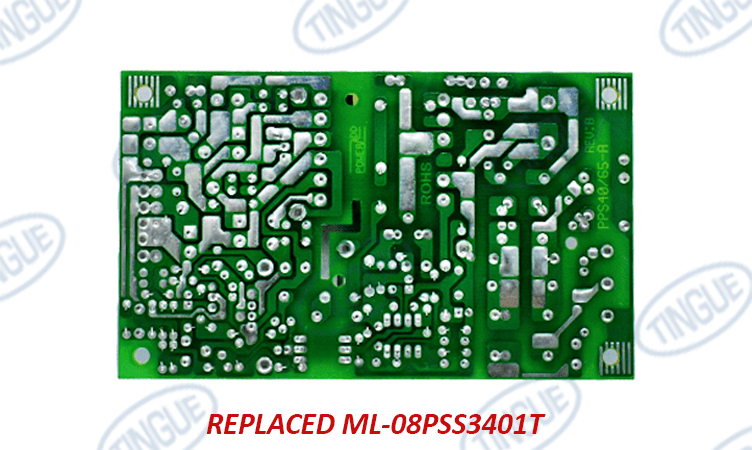 shop.tingue.com T-8 ML-08PSS3401X  -  POWER SUPPLY REPLACED ML-08PSS3401T SELL ONLY IF MACHINE IS MANUFACTURED AFTER 91401