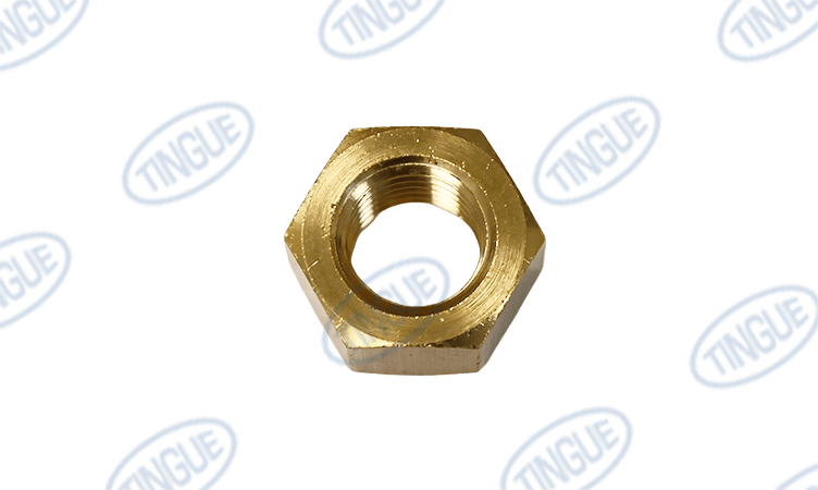 shop.tingue.com T-8 ML-15G250B  -  HEXNUT 1-8UNC2B BRASS
