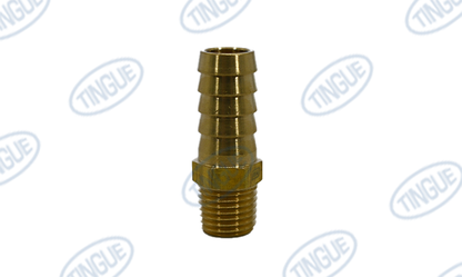 ML-51E507 - BARB, 1/2" HOSE X 1/4" MNPT, BRASS