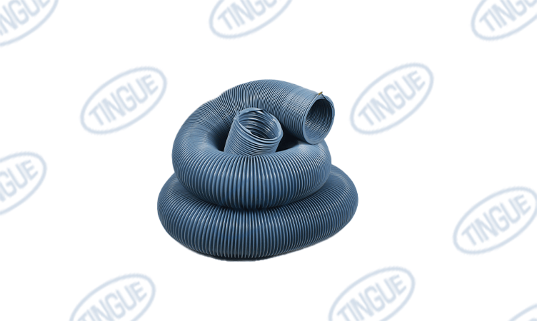 shop.tingue.com T-11 ML-60E327D  -  HOSE DUCT VINYL 4" #36053 (SOLD BY THE FOOT)