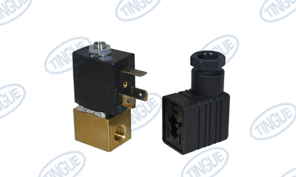 shop.tingue.com T-11 3/2-WAY-SOLENOID VALVE, DIRECT ACTING 24V 145PSI