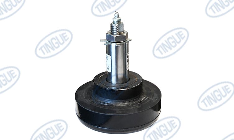 shop.tingue.com T-8R ML-ALC420010B  -  POLYURETHANE ROLLER 5"DIA-SS SHAFT