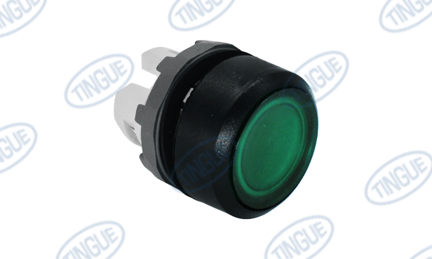 Tingue Brown T-11 PUSHBUTTON, FLUSH, GREEN