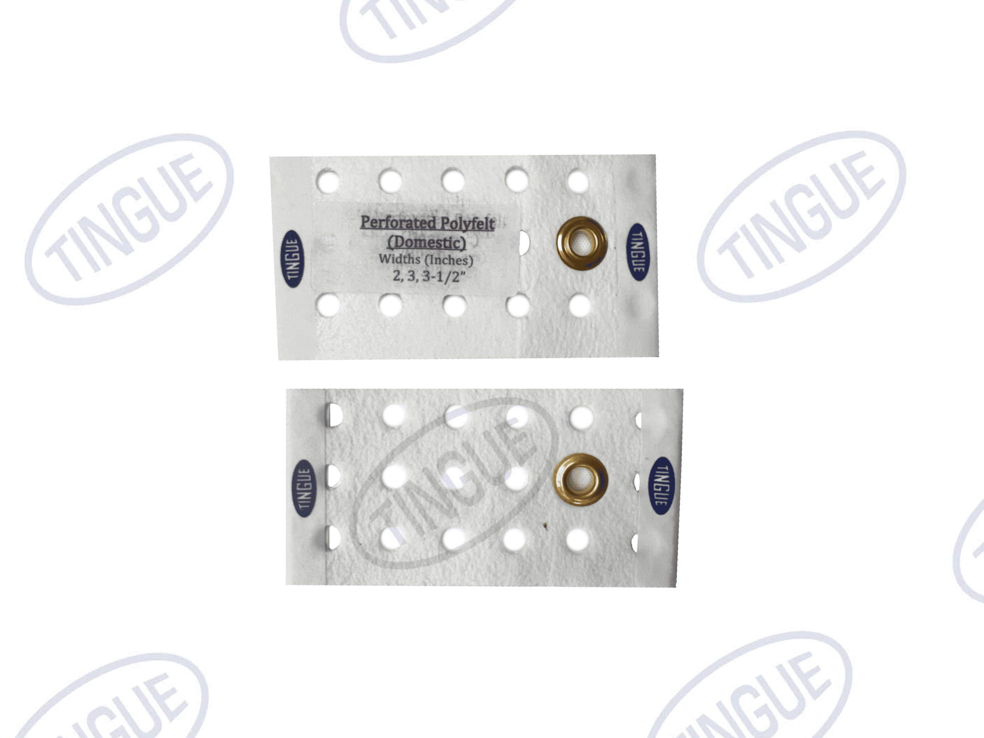 shop.tingue.com 02.01T PERFORATED POLYFELT BELT C/L - 3-1/2" WIDE X 79" LONG