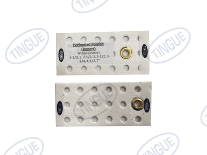shop.tingue.com 02.51T PERFORATED POLYFELT BELTING 2" (48MM) WIDE - IMPORT