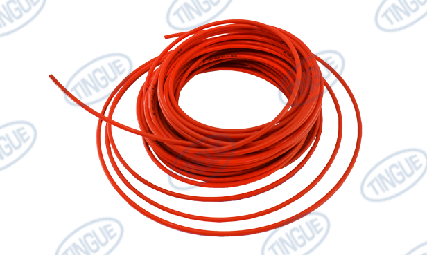 TUBING, NYLON, RED