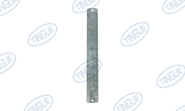 Tingue Brown T-7 HARP, NUMBER PLATE, 10" SCALE