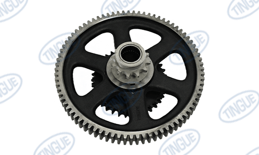 Tingue Brown T-7 80T GEAR W/12T SPRKT & W/D 35T SPKT. NEEDLE BEARINGS R.H DRIVE CONV. 6 ROLL SYLON & 6 ROLL SUPER SYLON