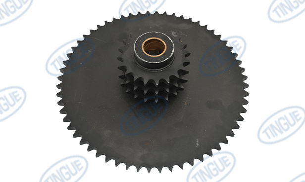 Tingue Brown T-1 SPROCKET, HERRINGBONE CONVERSION, CHAIN DRIVE, W/BRASS BUSHINGS
