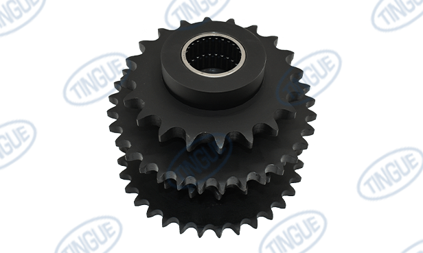 Tingue Brown T-7 SPROCKET CLUSTER, (2) 33 TOOTH & (2) 20 TOOTH